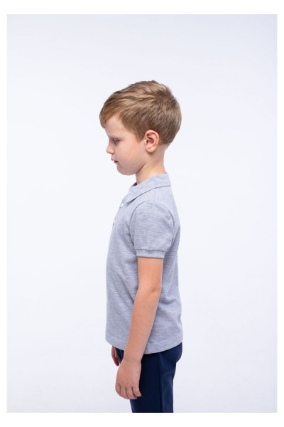 light gray polo shirt for boys