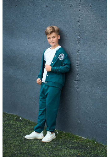 tracksuit for boy green