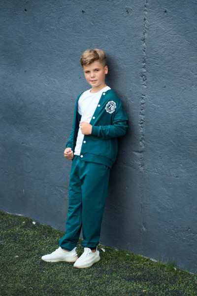 Спортивний костюм хлопчику зелений