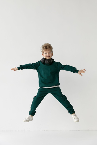 tracksuit for boy green