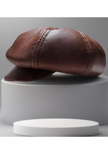 Leather cap