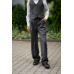 suit for girls dark gray