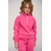 Warm tracksuit for girl pink