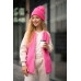 warm suit for a girl pink