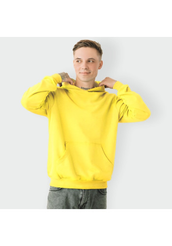 men's hoodie yellow