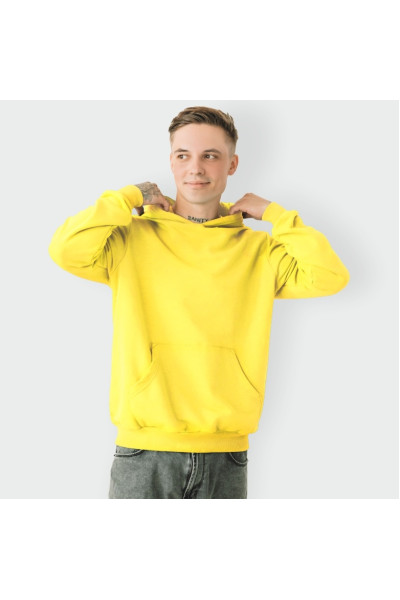 men's hoodie yellow