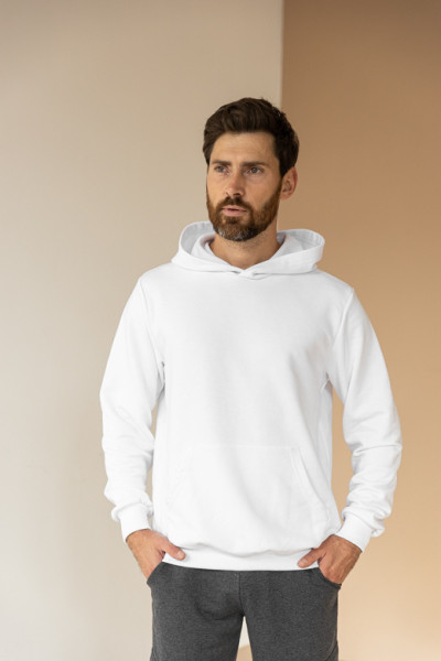 white hoodie for men