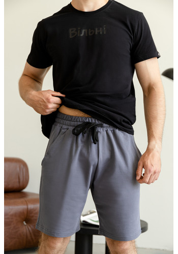 men's shorts dark grey