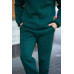 men's warm suit green