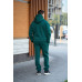 men's warm suit green