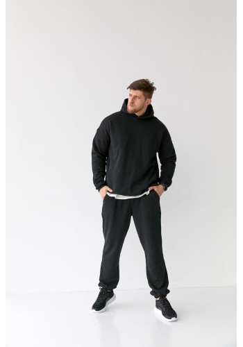 tracksuit for men without fasteners black