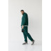 tracksuit for men without fasteners green
