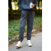 warm suit with a hood dark gray