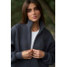 warm suit without a hood dark gray