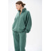 women's suit dark mint