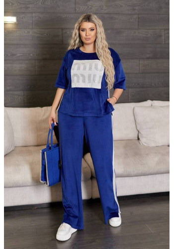 women's velour suit colour electric