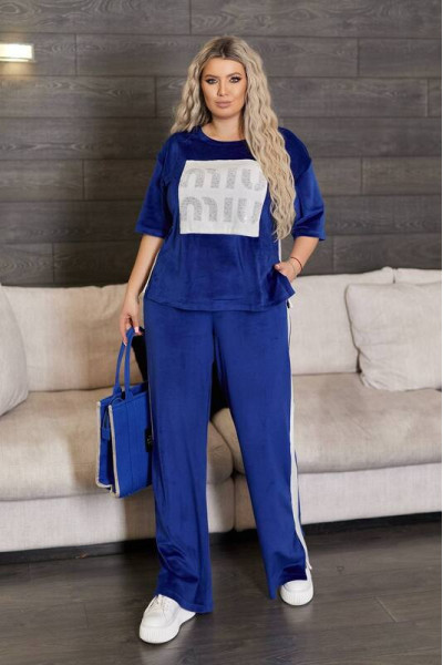 women's velour suit colour electric