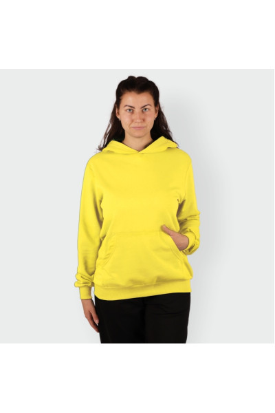 women's hoodie yellow