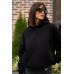 warm hoodie for women black