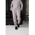 fleece tracksuit light gray