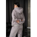 fleece tracksuit light gray