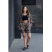 women's suit shorts and shirt