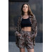 women's suit shorts and shirt