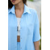 women's suit with shorts blue