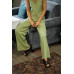 women's pants green