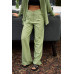 women's pants green