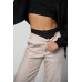 women's pants made of eco-leather